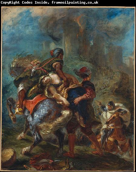 Eugene Delacroix Abduction of Rebecca